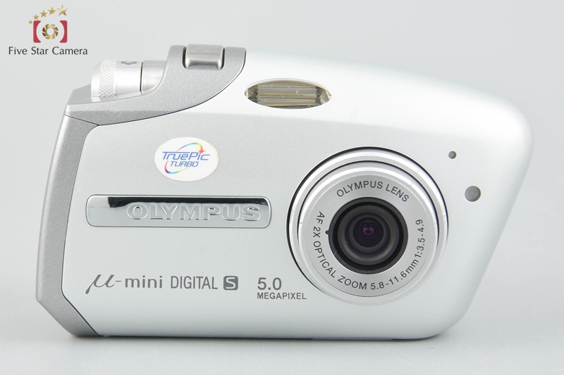 中古】OLYMPUS オリンパス μ-mini DIGITAL ジュエリーシルバー