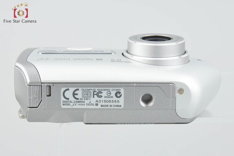 中古】OLYMPUS オリンパス μ-mini DIGITAL ジュエリーシルバー
