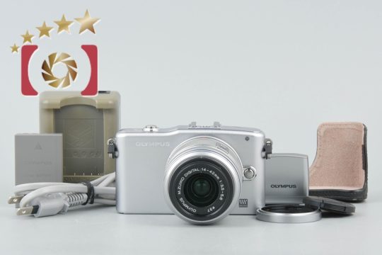 中古】OLYMPUS オリンパス PEN mini E-PM1 14-42 レンズキット