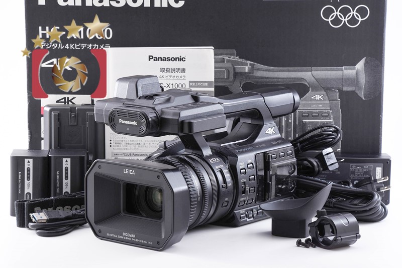 中古】Panasonic パナソニック HC-X1000 デジタル4Kビデオカメラ