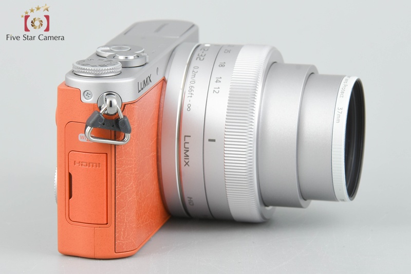 中古】Panasonic パナソニック LUMIX DMC-GM1K オレンジ レンズ