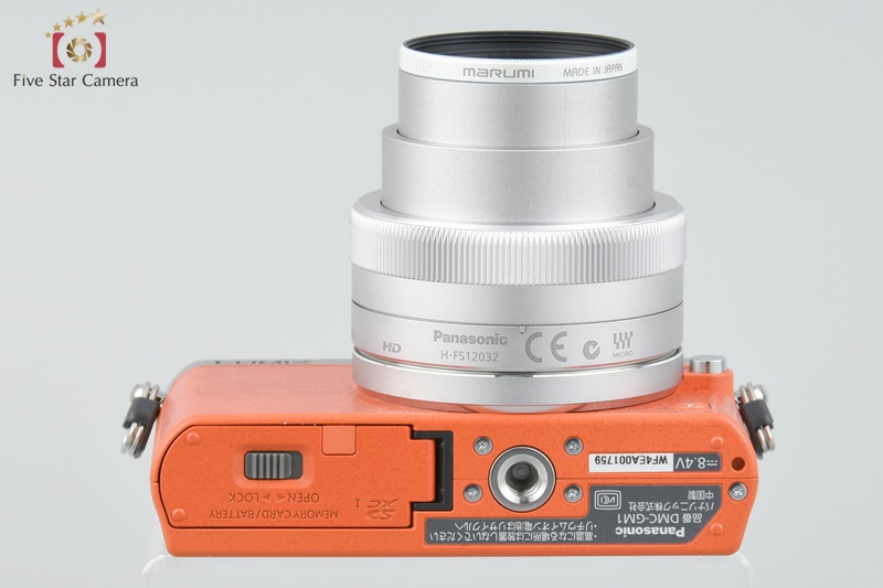 中古】Panasonic パナソニック LUMIX DMC-GM1K オレンジ レンズ