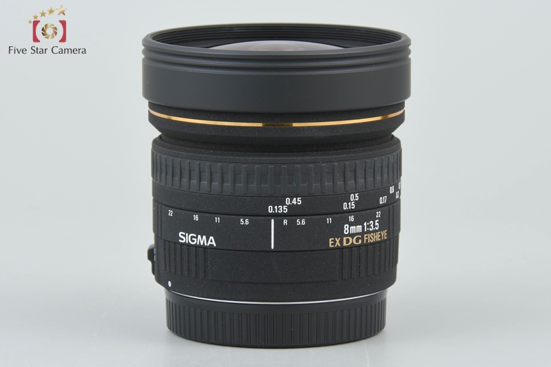 中古】SIGMA シグマ 8mm f/3.5 EX DG FISHEYE キヤノン用 | 中古