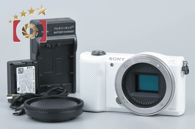 【2024】お歳暮・冬ギフト 中古】SONY ミラーレス一眼 ホワイト ILCE-5000 α5000 ソニー デジタルカメラ