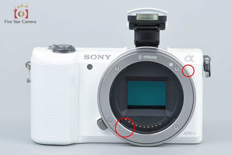 中古】SONY ソニー α5000 ILCE-5000 ホワイト ミラーレス一眼