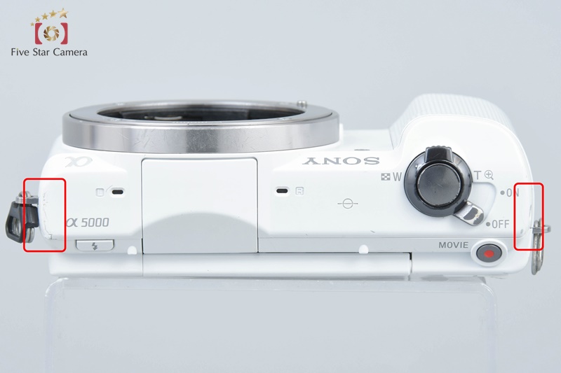 中古】SONY ソニー α5000 ILCE-5000 ホワイト ミラーレス一眼