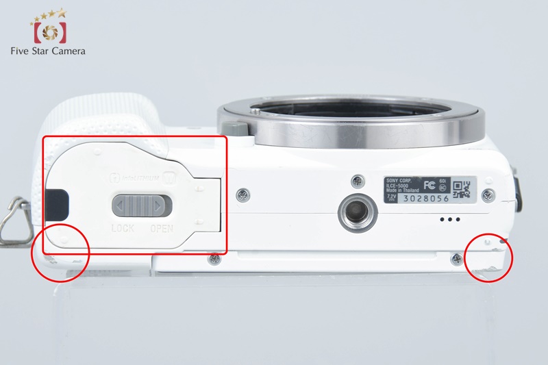 中古】SONY ソニー α5000 ILCE-5000 ホワイト ミラーレス一眼