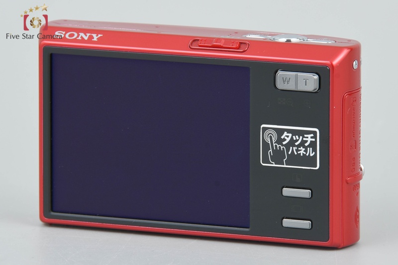 中古】SONY ソニー Cyber-shot DSC-T50 レッド コンパクト