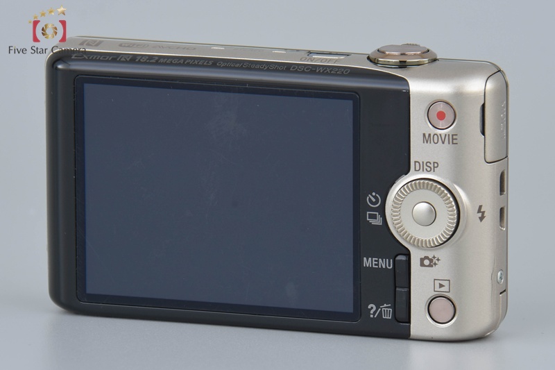 中古】SONY ソニー Cyber-shot DSC-WX220 ゴールド デジタル