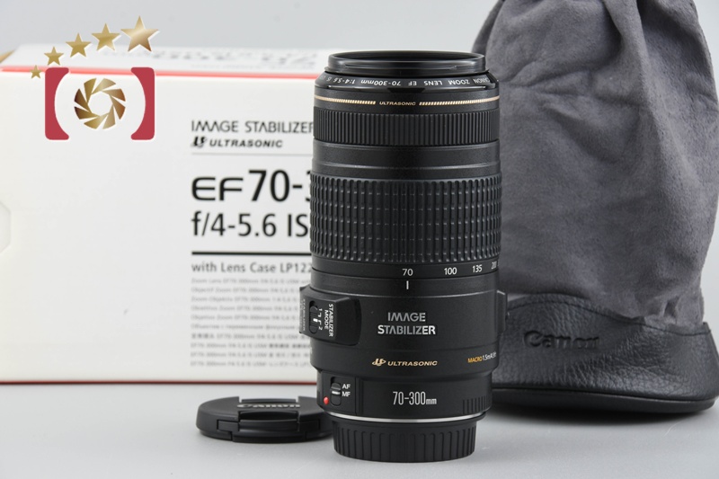 中古】Canon キヤノン EF 70-300mm f/4-5.6 IS USM 元箱付き 中古】Canon キヤノン EF 70-300mm f/4-5.6 IS USM 元箱付き