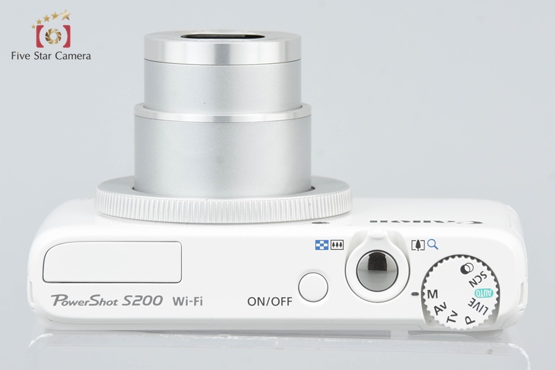 中古】Canon キヤノン PowerShot S200 ホワイト コンパクト 中古】Canon キヤノン PowerShot S200 ホワイト コンパクト