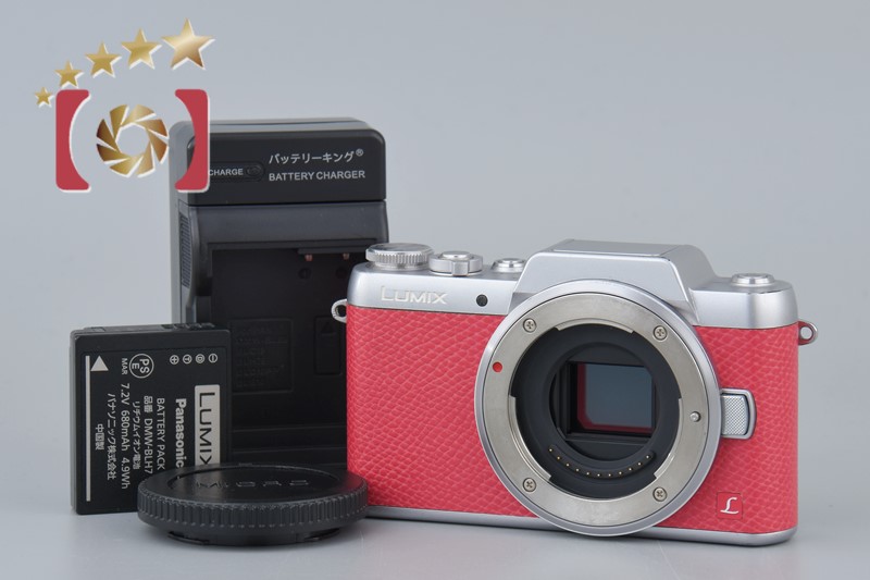 中古】Panasonic パナソニック LUMIX DMC-GF7 ピンク ミラーレス