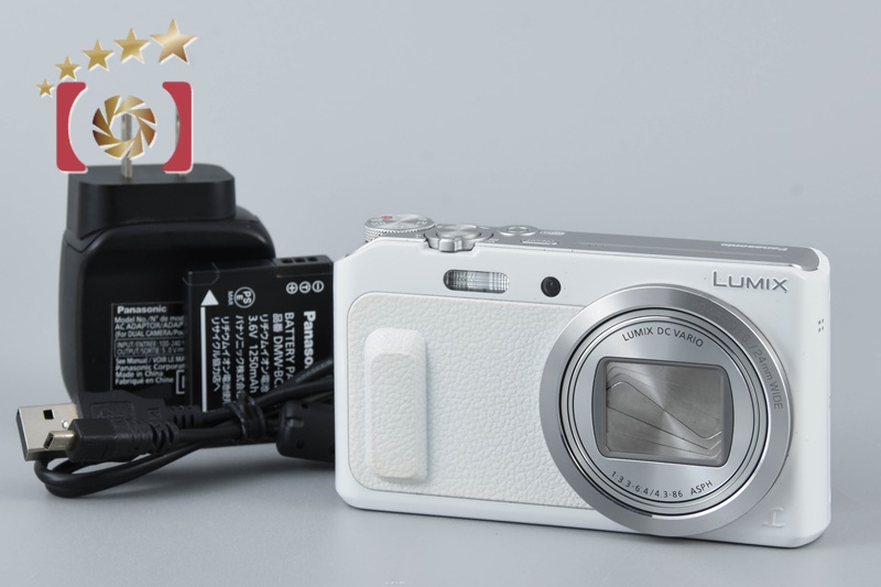中古】Panasonic パナソニック LUMIX DMC-TZ57 ホワイト