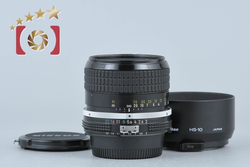 Nikon Ai Nikkor 85mm f/2 希少レンズ