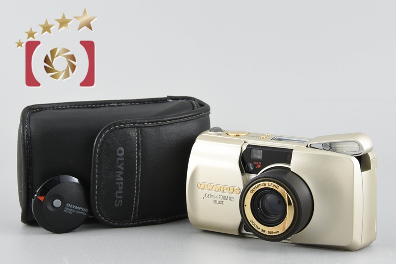 中古】OLYMPUS オリンパス μ[mju:] ZOOM 115 ブラック