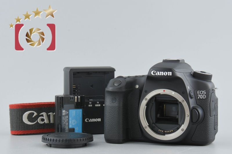 Canon EOS 70D ボディ 本体 シャッター数少 一眼レフ 箱あり EOS 70D ボディ シャッター回数 約123400回以下 γA5429-2P2B