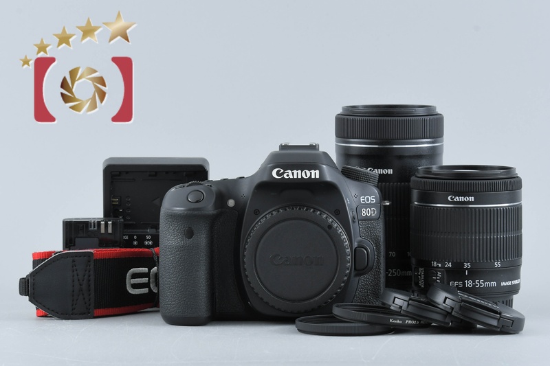 中古】Canon キヤノン EOS 80D ダブルズームキット | 中古カメラ