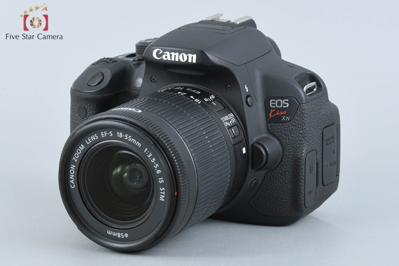中古】Canon キヤノン EOS Kiss X7i EF-S 18-55mm IS STM レンズ