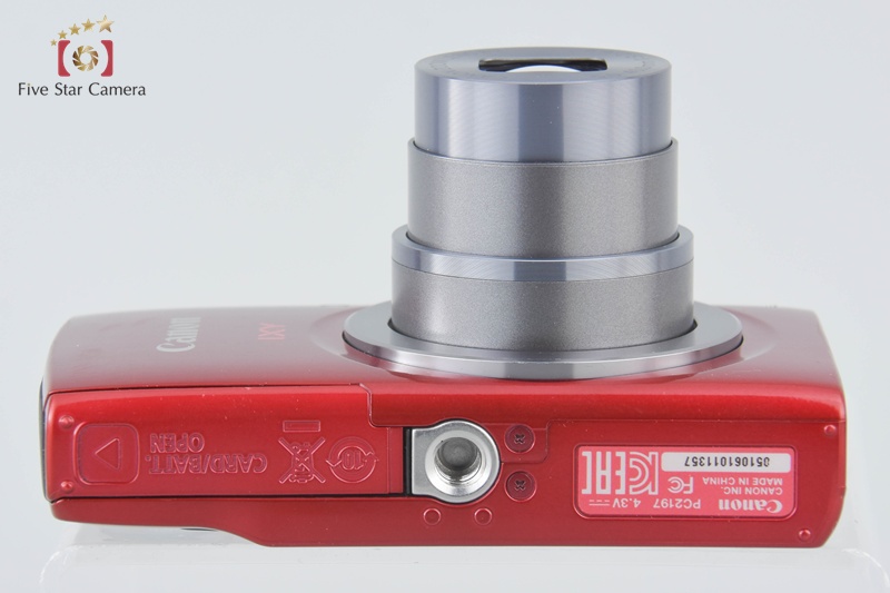 中古】Canon キヤノン IXY 150 レッド コンパクトデジタルカメラ