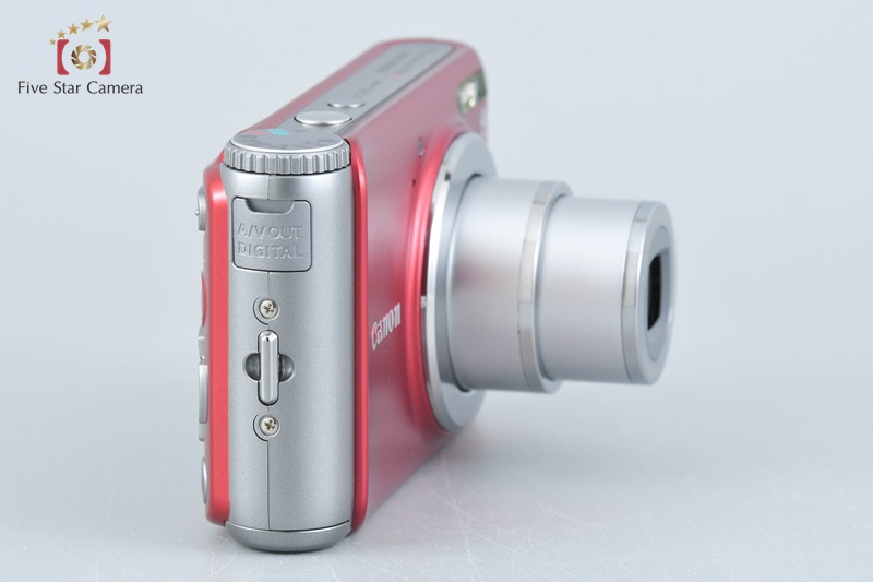 中古】Canon キヤノン PowerShot A3100 IS レッド コンパクト