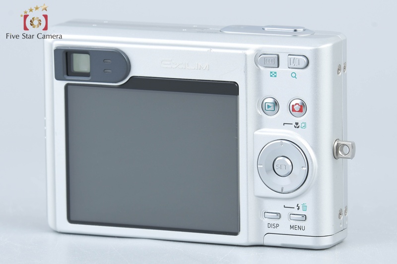 【デジカメ✨】CASIO EXILIM EX-Z55 コンデジ シルバー 中古】Casio カシオ EXILIM EX-Z55 シルバー コンパクトデジタル