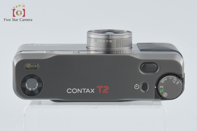 （美品　動作確認）フィルムカメラ　CONTAX　T2　チタンブラック 中古】CONTAX コンタックス T2 チタンブラック コンパクト