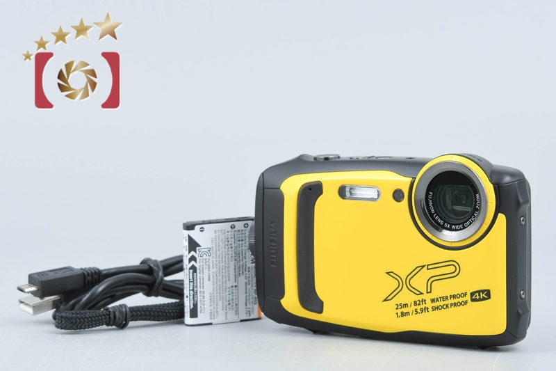 中古】FUJIFILM 富士フイルム FINEPIX XP140 イエロー