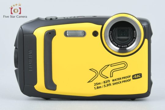 【極美品】富士フィルム FinePix XP140 デジタルカメラ イエロー Amazon | 富士フイルム(FUJIFILM) 防水カメラ XP140 イエロー FX