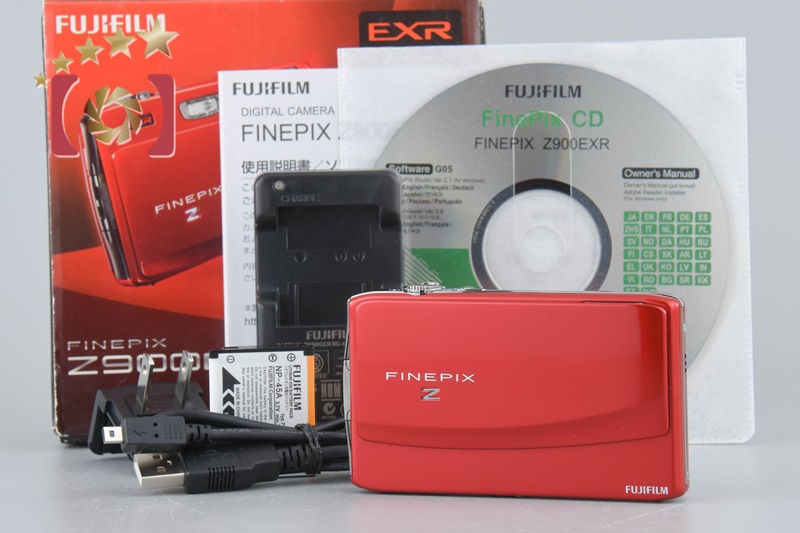 中古】FUJIFILM 富士フイルム FINEPIX Z900 EXR レッド