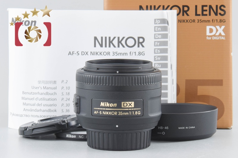 中古】Nikon ニコン AF-S DX NIKKOR 35mm f/1.8 G 元箱付き
