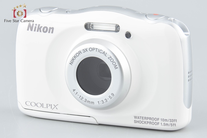 実写良⭕️【動作確認済】Nikon COOLPIX S33 デジタルカメラ Amazon | Nikon デジタルカメラ S33 防水 1317万画素 S33 ブルー