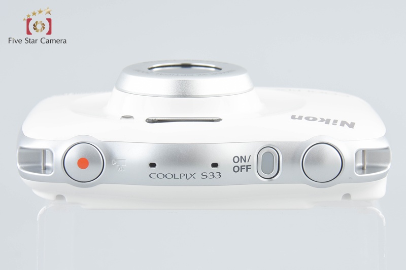 Nikon ニコン COOLPIX S33 ホワイト 新品バッテリー付 Amazon.com : Nikon COOLPIX S33 Waterproof Digital Camera
