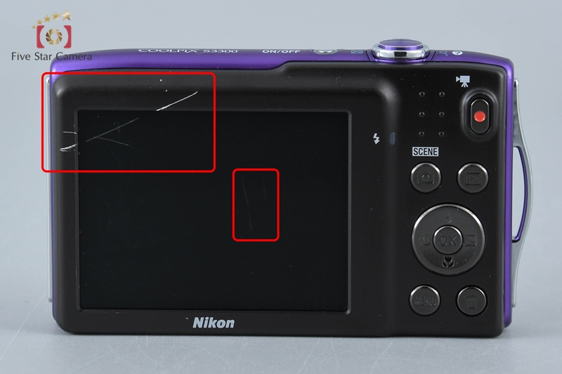 【美品】Nikon デジカメ COOLPIX S3300 ラベンダーパープル Amazon | Nikon デジタルカメラ COOLPIX (クールピクス) S3300