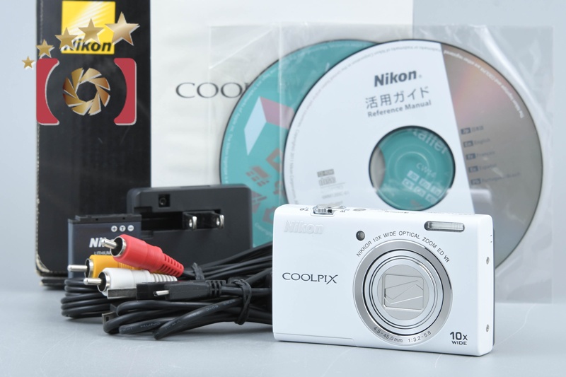 【美品】Nikon COOLPIX S6200 ホワイト Amazon | Nikon デジタルカメラ COOLPIX (クールピクス) S6200