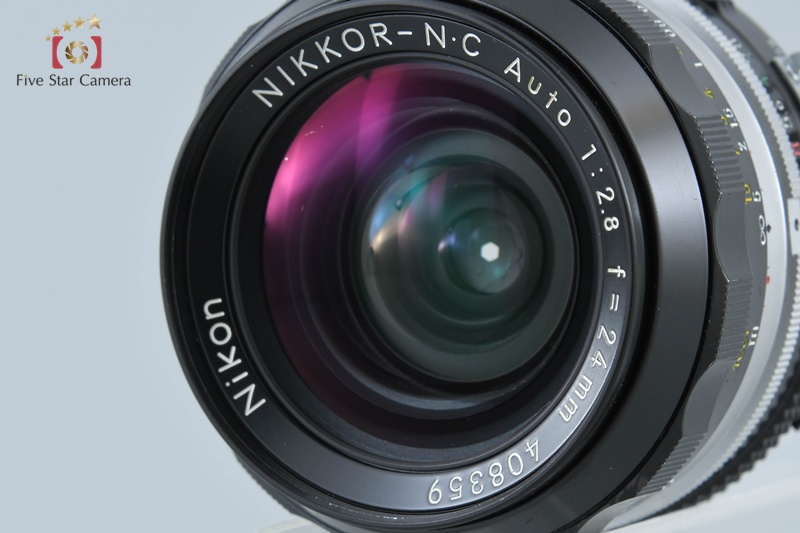 【Ai改】動作◎ Nikkor-N・C auto 24mm F2.8 740 Nippon Kogaku / Nikon Nikkor-N[·C] Auto 24mm F/2.8 | LENS-DB.COM