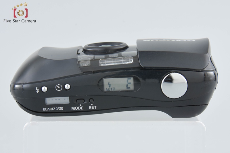 中古】OLYMPUS オリンパス μ[mju:] ブラック コンパクトフィルム