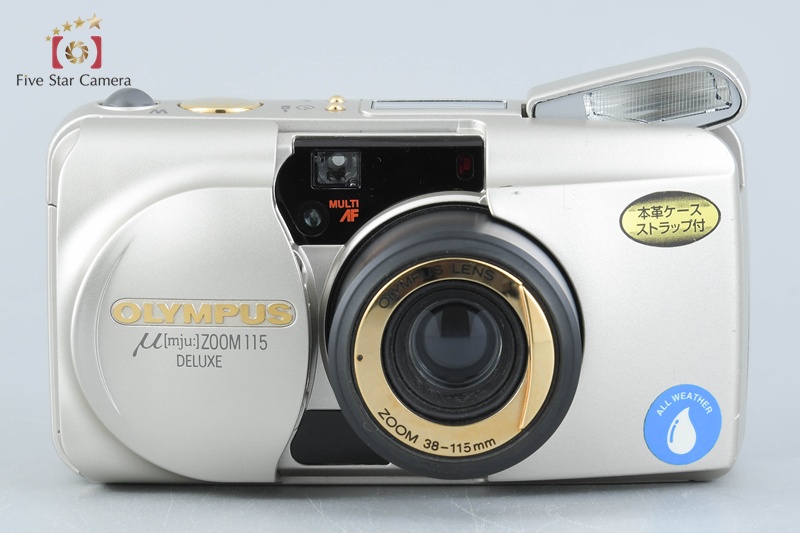 ❁美品❁OLYMPUS μ mju ZOOM 115 ミュー フィルムカメラ 中古】OLYMPUS オリンパス μ[mju:] ZOOM 115 DELUXE コンパクト