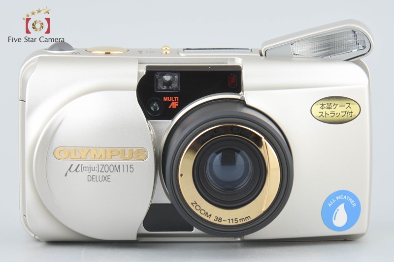 美品 コンパクトフィルムカメラ mju ZOOM115 DELUXE 中古】OLYMPUS オリンパス μ[mju:] ZOOM 115 DELUXE コンパクト