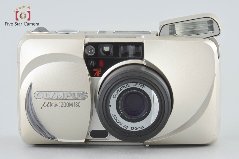 【完動品】OLYMPUS μ zoom 130 フィルムカメラ 動作確認済み 中古】OLYMPUS オリンパス μ[mju:] ZOOM 130 コンパクトフィルム