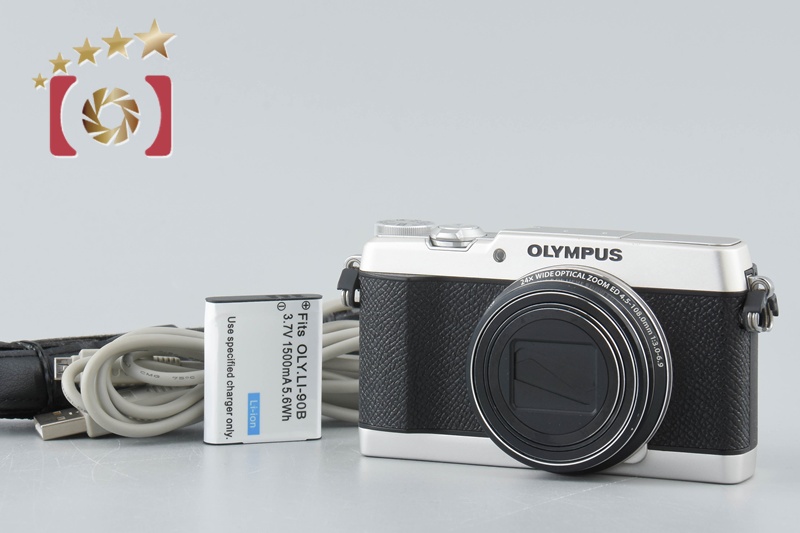 中古】OLYMPUS オリンパス STYLUS SH-2 シルバー コンパクト
