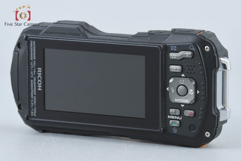中古】RICOH リコー PENTAX ペンタックス WG-50 オレンジ 防水