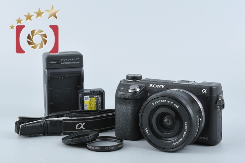 中古】SONY ソニー α NEX-6L パワーズームレンズキット ブラック
