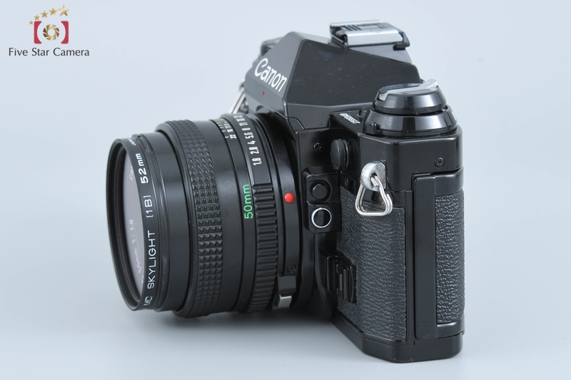 Canon - 【中古】(キヤノン) Canon AE-1 PROGRAMボディ ブラック Canon AE-1 PROGRAM ブラック / NEW FD 50mm F1.8