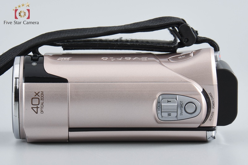 中古】JVC ケンウッド Everio GZ-HM670-N ピンクゴールド