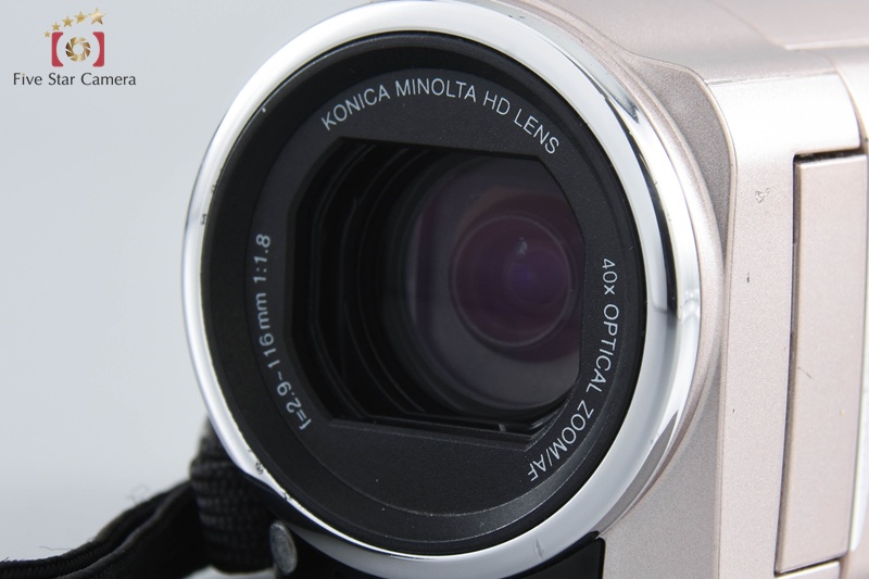 中古】JVC ケンウッド Everio GZ-HM670-N ピンクゴールド