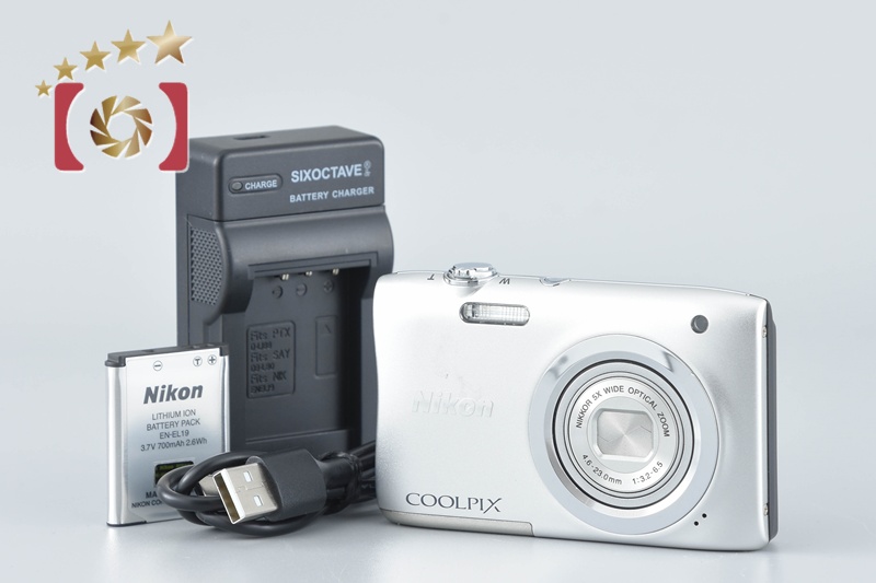中古】Nikon ニコン COOLPIX A100 シルバー コンパクトデジタル
