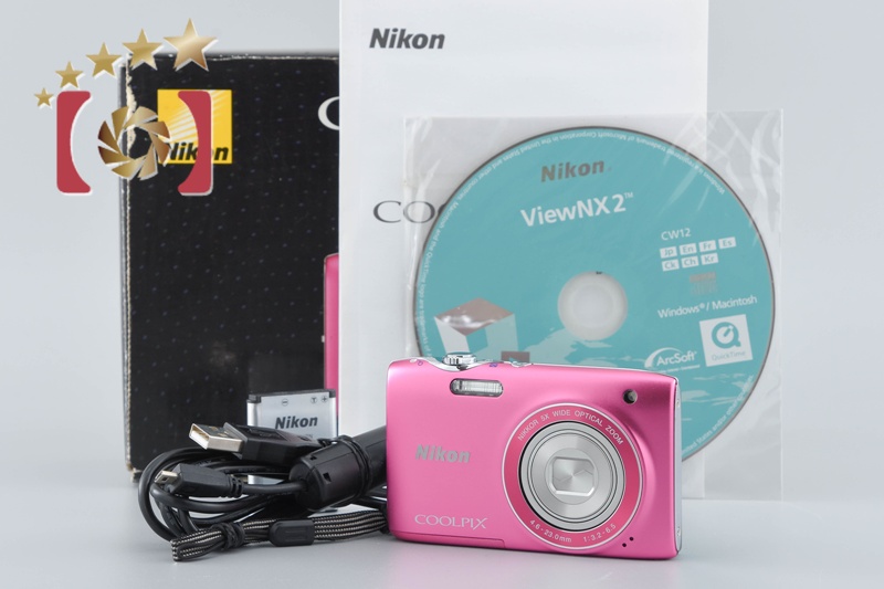 中古】Nikon ニコン COOLPIX S3100 フレッシュピンク コンパクト