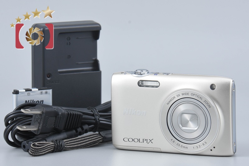 Nikon COOLPIX S3100 デジタルカメラジャンク品 中古】Nikon ニコン COOLPIX S3100 シャンパンシルバー