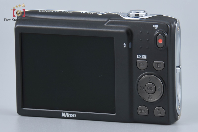 中古】Nikon ニコン COOLPIX S3100 シャンパンシルバー