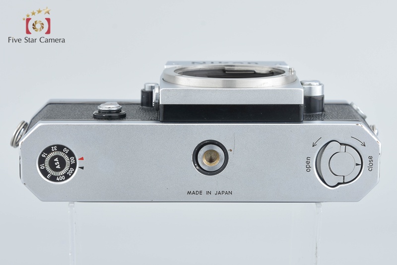 モルト交換＆メンテ済 NIKON F 前期 アイレベル ボディ シルバー ☆美品☆ Nikon F アイレベル ボディ シルバー #K4737(ニコン